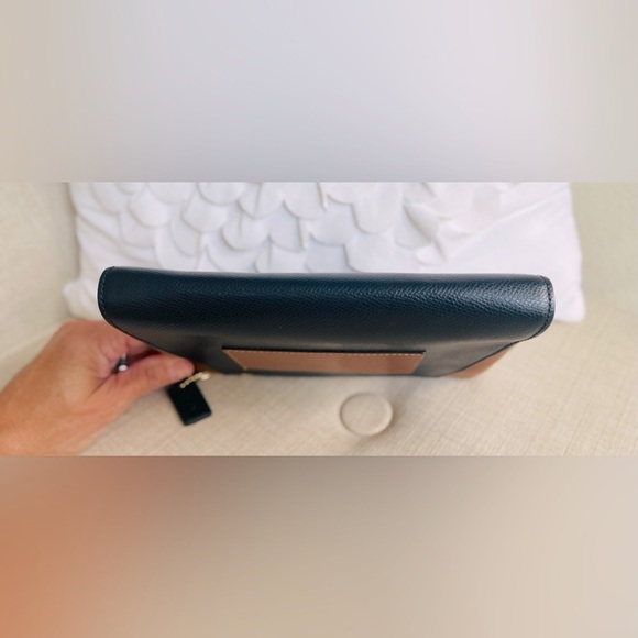 Coach Black and Brown Wristlet with Gold hardware - Picture 7 of 10